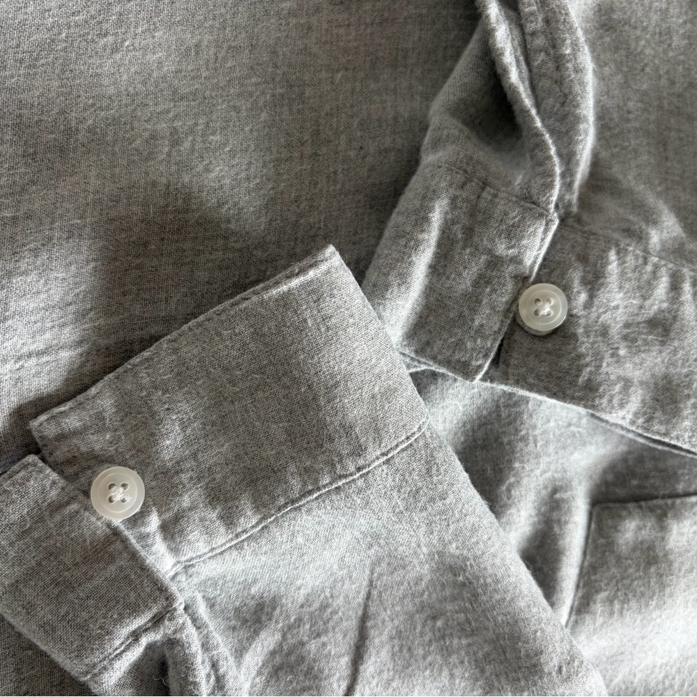 TWO!! Cloth and Stone Button Down Shirts - Navy and Dove Gray - Picture 7 of 10
